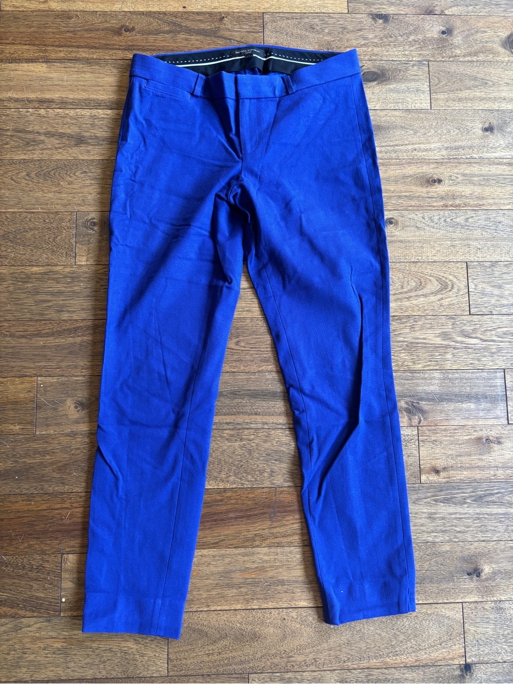 Banana Republic Sloan Ankle Pants Size 4 Blue Stretch Career Work Pant